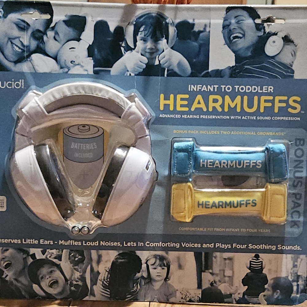 Lucid Audio Infant Hearmuffs with Bonus Earpads